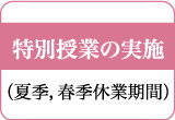 特別授業の実施(夏季,春季休業期間)